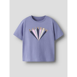 NAME IT MINI Katinka T-shirt - Purple Impression