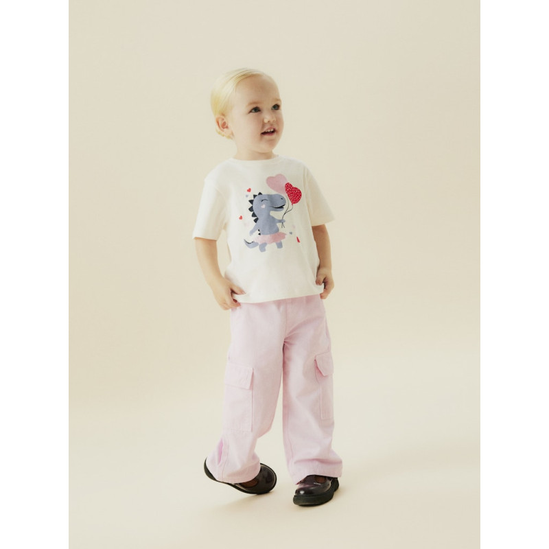 NAME IT MINI Katinka T-shirt - Coconut Milk