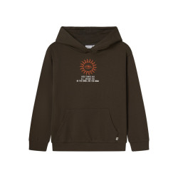 NAME IT KIDS Lanton Sweatshirt - Turkish Coffee