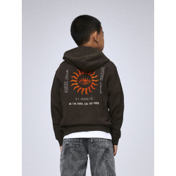 NAME IT KIDS Lanton Sweatshirt - Turkish Coffee