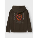 NAME IT KIDS Lanton Sweatshirt - Turkish Coffee