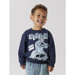 NAME IT MINI Jasp Stitch Sweatshirt - Navy Blazer