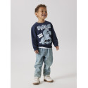 NAME IT MINI Jasp Stitch Sweatshirt - Navy Blazer