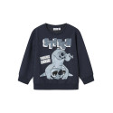 NAME IT MINI Jasp Stitch Sweatshirt - Navy Blazer