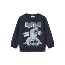 NAME IT MINI Jasp Stitch Sweatshirt - Navy Blazer