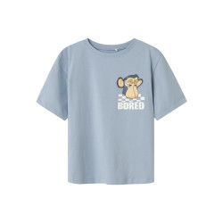 NAME IT KIDS Jase Bod T-shirt - Dusty Blue