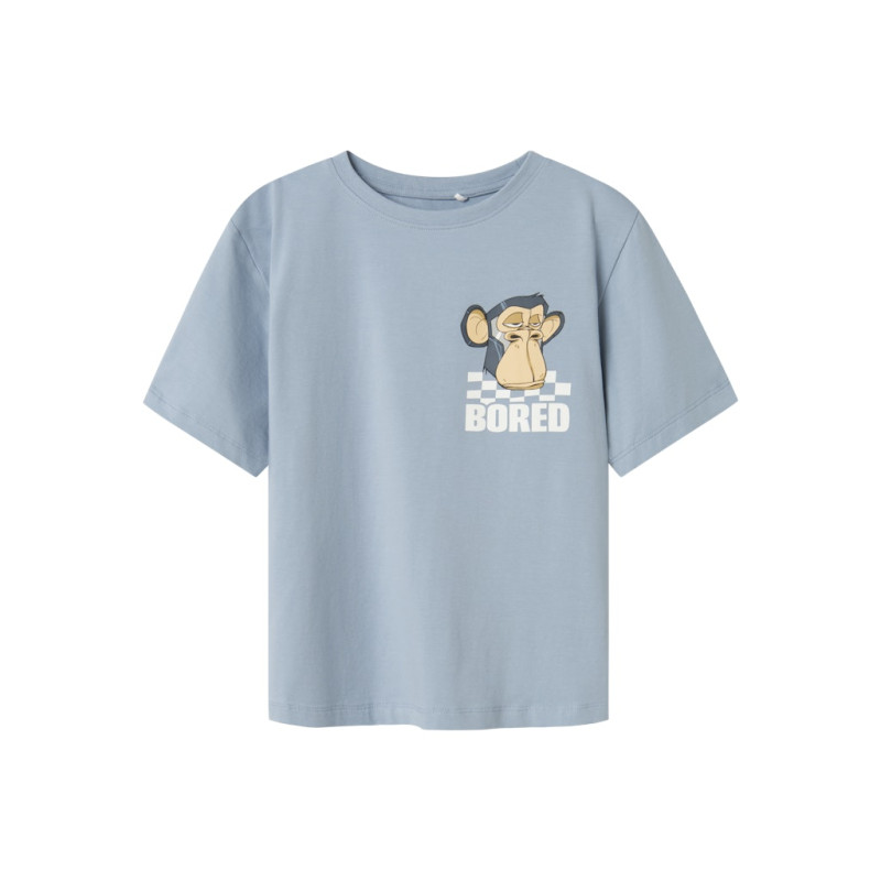 NAME IT KIDS Jase Bod T-shirt - Dusty Blue