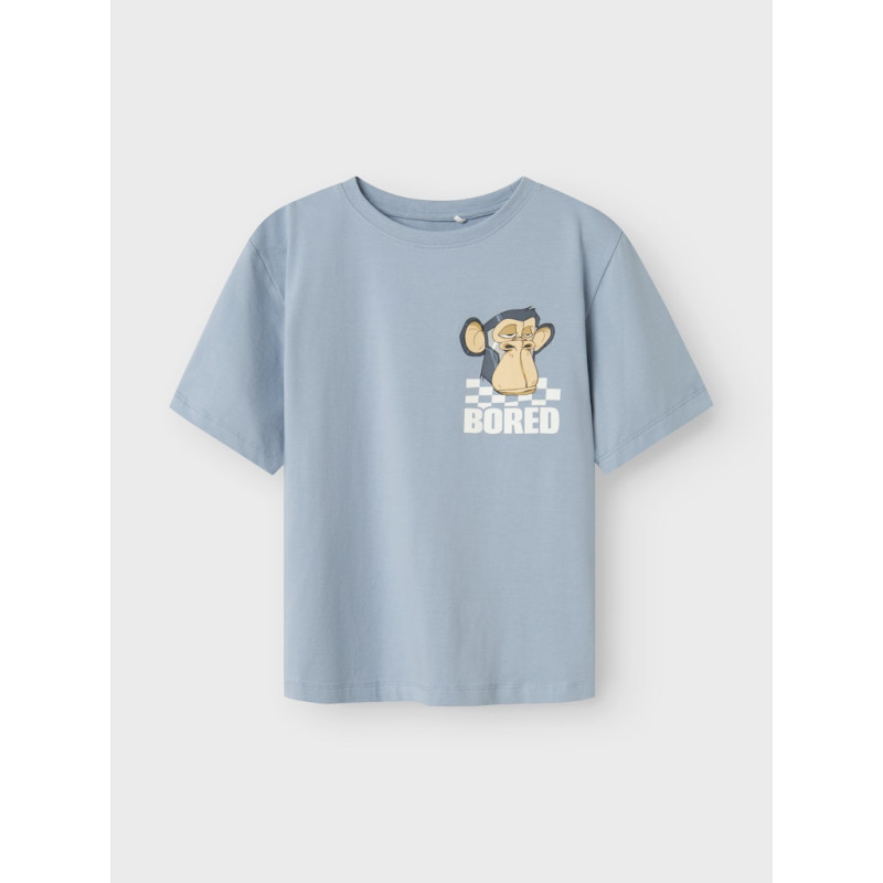 NAME IT KIDS Jase Bod T-shirt - Dusty Blue