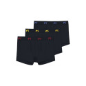 NAME IT Kids Boxershort 3-Pak - Sort / Amparo Blue, Tango Red & Empire Yellow Icon