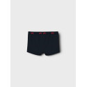 NAME IT Kids Boxershort 3-Pak - Sort / Amparo Blue, Tango Red & Empire Yellow Icon