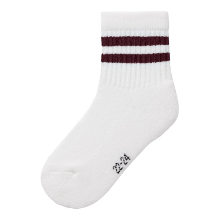 NAME IT MINI Jans Strømper - Bright White / Fig