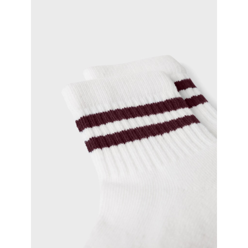 NAME IT MINI Jans Strømper - Bright White / Fig