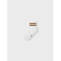 NAME IT MINI Jans Strømper - Bright White / Dull Gold
