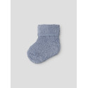 NAME IT BABY Ollo Terry Fluffy Strømper - Dusty Blue
