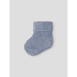 NAME IT BABY Ollo Terry Fluffy Strømper - Dusty Blue