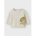NAME IT BABY Kano Strik Bluse - Peyote Melange