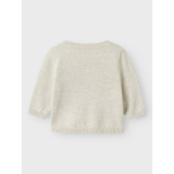 NAME IT BABY Kano Strik Bluse - Peyote Melange