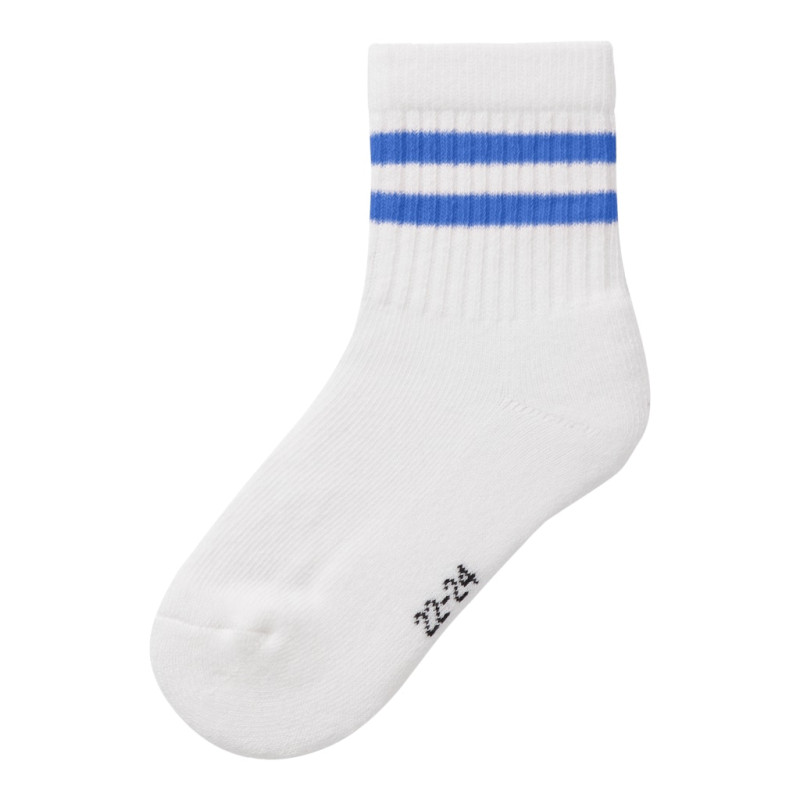 NAME IT MINI Jalma Strømper - Bright White / Amparo Blue