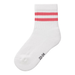 NAME IT MINI Jalma Strømper - Bright White / Rupture Rose