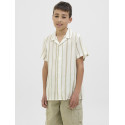 JACK & JONES JUNIOR Tavira Luke Stribet Skjorte - Cloud Dancer