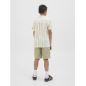 JACK & JONES JUNIOR Tavira Luke Stribet Skjorte - Cloud Dancer