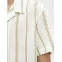 JACK & JONES JUNIOR Tavira Luke Stribet Skjorte - Cloud Dancer