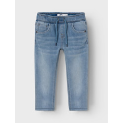NAME IT Mini Ryan Slim Sweat Jeans - Light Blue Denim
