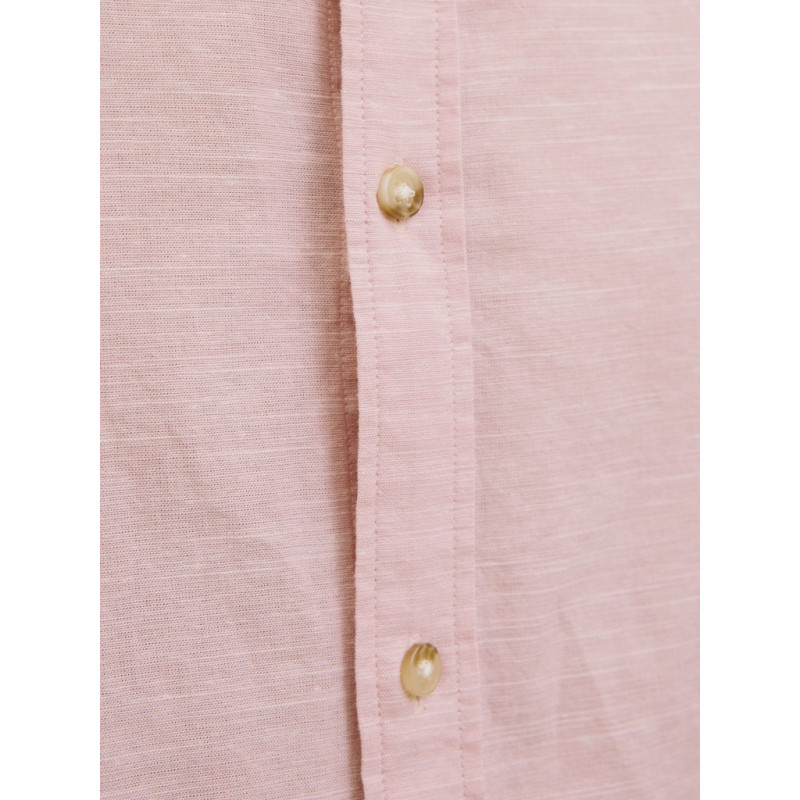 JACK & JONES ESSENTIALS Summer Band Hør Skjorte - Pink Nectar