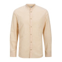 JACK & JONES ESSENTIALS Summer Band Hør Skjorte - Peach Parfait