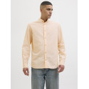JACK & JONES ESSENTIALS Summer Band Hør Skjorte - Peach Parfait