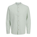 JACK & JONES ESSENTIALS Summer Band Hør Skjorte - Iceberg Green