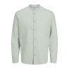 JACK & JONES ESSENTIALS Summer Band Hør Skjorte - Iceberg Green