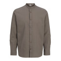JACK & JONES ESSENTIALS Summer Band Hør Skjorte - Falcon