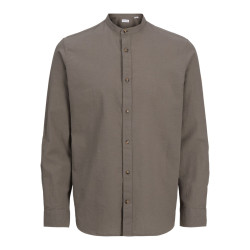 JACK & JONES ESSENTIALS Summer Band Hør Skjorte - Falcon