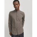 JACK & JONES ESSENTIALS Summer Band Hør Skjorte - Falcon