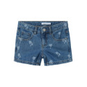 NAME IT Kids Rose Regular Denim Shorts - Medium Blue Denim