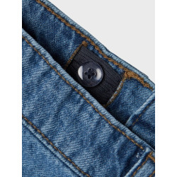 NAME IT Kids Rose Regular Denim Shorts - Medium Blue Denim
