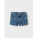 NAME IT Kids Rose Regular Denim Shorts - Medium Blue Denim