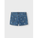 NAME IT Kids Rose Regular Denim Shorts - Medium Blue Denim