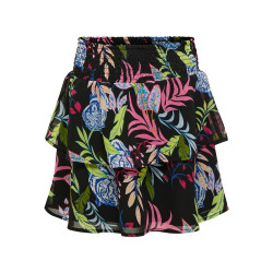 KIDS ONLY Sina Lagdelt Nederdel - Sort