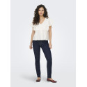 JDY Maddox S/S Flæse Top - Cloud Dancer