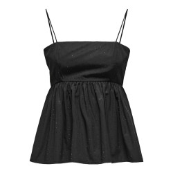 ONLY Alva Strop Top - Sort