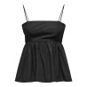 ONLY Alva Strop Top - Sort