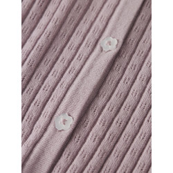 NAME IT BABY Kind Strik Cardigan - Burnished Lilac
