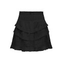 ONLY Jasmin Flounce Nederdel - Sort