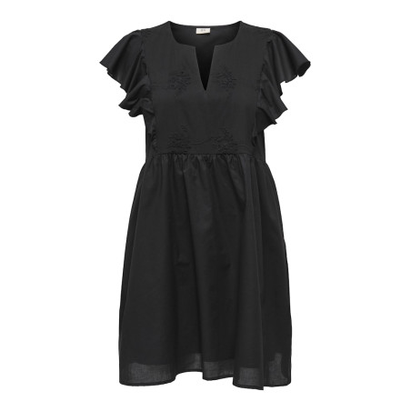 JDY Maddox S/S Flæse Kjole - Sort