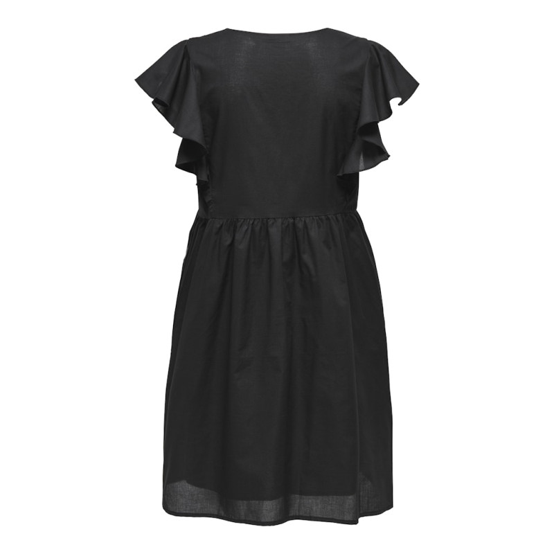 JDY Maddox S/S Flæse Kjole - Sort