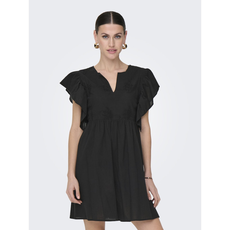 JDY Maddox S/S Flæse Kjole - Sort