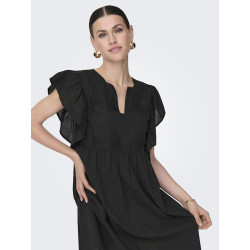 JDY Maddox S/S Flæse Kjole - Sort