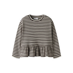 NAME IT MINI Luna Bluse - Peyote / Seal Brown